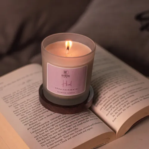 Vela Aromática Bienestar Shea Cashmere 5OZ - Lumiere du Ciel