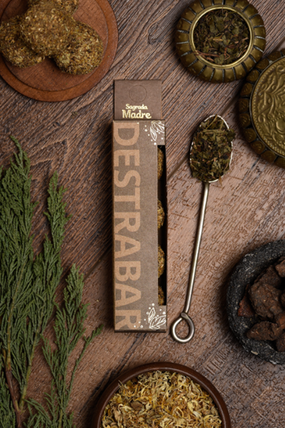 Bombita Herbal Sahumerio Destrabar - Sagrada Madre