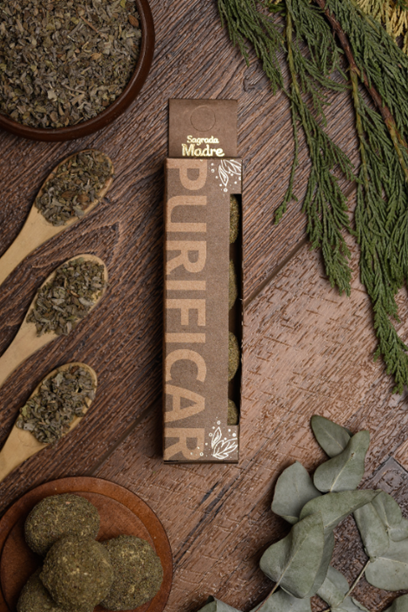 Bombita Herbal Sahumerio Purificar - Sagrada Madre
