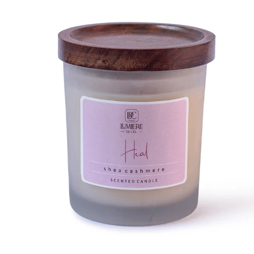Vela Aromática Bienestar Shea Cashmere 5OZ - Lumiere du Ciel