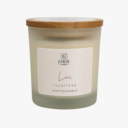 Vela Aromática Esencia Rosa Real 5OZ - Lumiere du Ciel