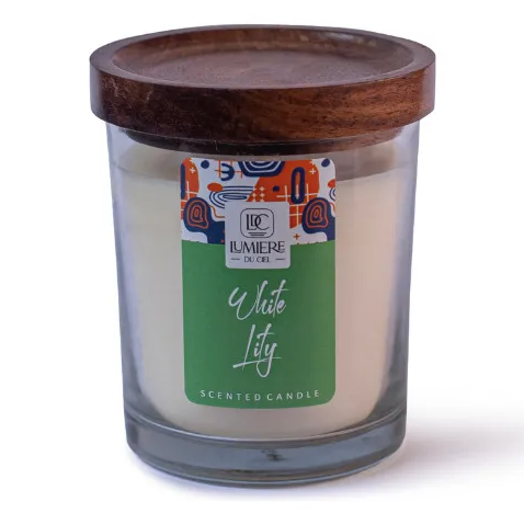 Vela Aromática Lirio Blanco 7OZ - Lumiere du Ciel