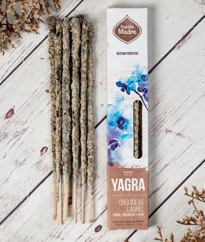 Sahumerio de Yagra Orquídeas y Laurel - Sagrada Madre