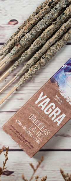 Sahumerio de Yagra Orquídeas y Laurel - Sagrada Madre