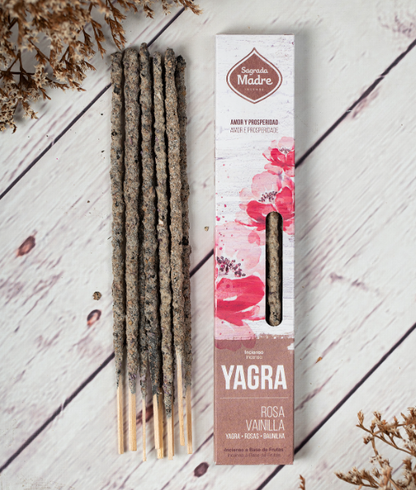 Sahumerio de Yagra Rosa Vainilla - Sagrada Madre
