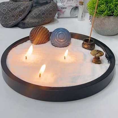 Vela de Arena Perlada Vainilla - Lumiere du Ciel